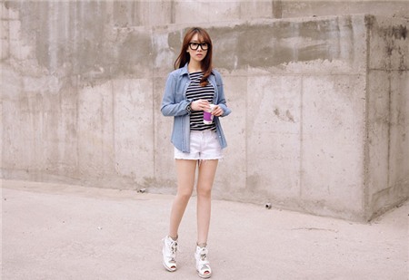 Shorts ngắn: Bí quyết khoe chân dài sexy, Thời trang, shorts ngan, quan dui, quan coc, thoi trang, thời trang, thoi trang tre, quan shorts, hoa tiet in hoa, shorts jeans