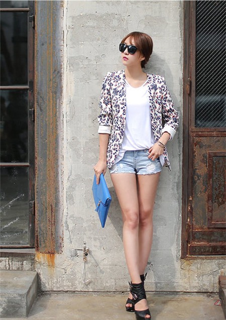 Shorts ngắn: Bí quyết khoe chân dài sexy, Thời trang, shorts ngan, quan dui, quan coc, thoi trang, thời trang, thoi trang tre, quan shorts, hoa tiet in hoa, shorts jeans