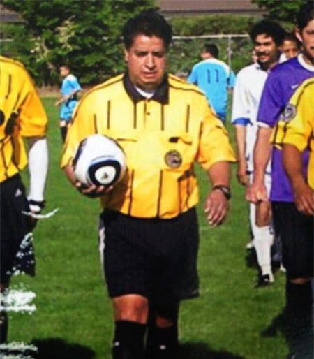 Trọng tài Ricardo Portillo. Ảnh: