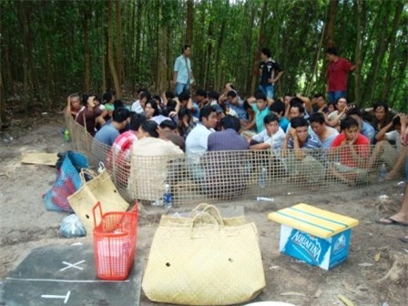 cờ bạc, bắt quả tang, TP.HCM