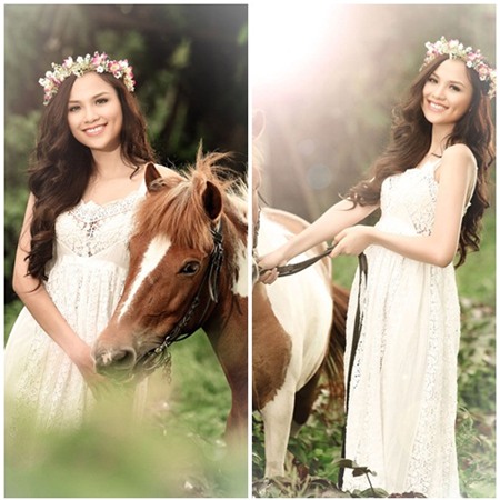 Diễm Hương diện ren xấu đẹp thất thường - 2