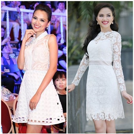 Diễm Hương diện ren xấu đẹp thất thường - 6