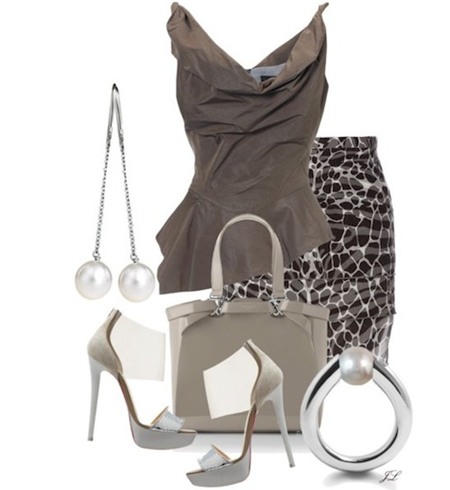 Thêm bắt mắt chốn công sở cùng chân váy họa tiết 19