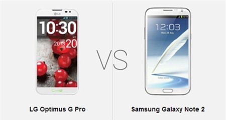 Samsung, Galaxy S4, HTC One, LG Optimus G Pro, Galaxy Note II