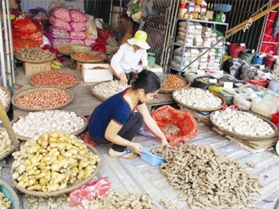 Gừng, tỏi Trung Quốc ngập tràn nhiều chợ ở Việt