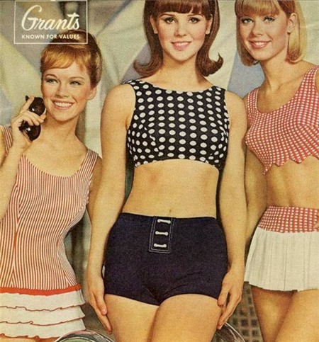 Áo tắm retro 'cứu cánh' cho chị em béo bụng - 5