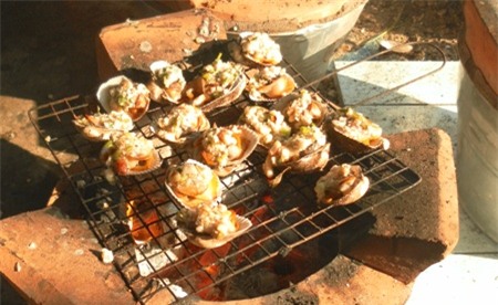 Sò nướng mỡ hành