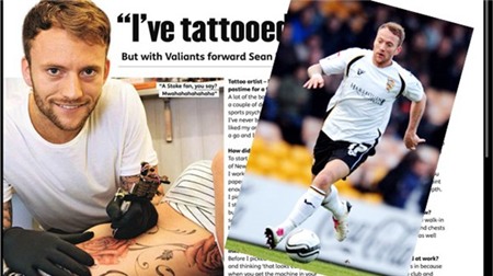 Sean Rigg - chàng cầu thủ phải hành nghề xăm trổ để mưu sinh