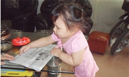 thần đồng, 2 tuổi, đọc chữ, Phạm Ngọc Bích