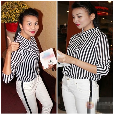 Sao Việt 'thất thường' cùng kẻ sọc - 1