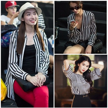 Sao Việt 'thất thường' cùng kẻ sọc - 2