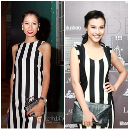 Sao Việt 'thất thường' cùng kẻ sọc - 7