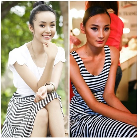 Sao Việt 'thất thường' cùng kẻ sọc - 9