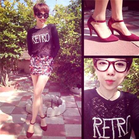 Kể cả khi không diện đồ cầu kỳ, Tóc Tiên vẫn khiến mình