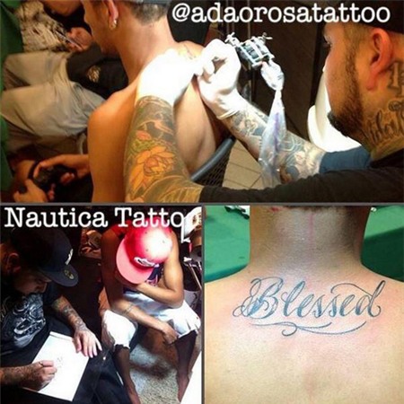 Mới đây, sau khi hoàn tất thủ tục gia nhập Barcelona, Neymar quyết định đi xăm hình để ghi nhớ