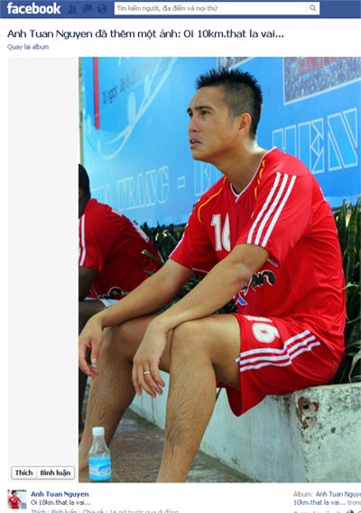 Nguyễn Anh Tuấn đang cùng đồng đội Hải Phòng rèn thể lực với những bài chạy 10km. Đoàn quân của HLV Hoàng Anh Tuấn đang nỗ lực để chuẩn bị tốt nhất cho lượt về V-League.