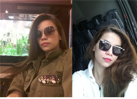 Học sao Việt chọn kính Hè này!, Thời trang, mat kinh, thoi trang, thoi trang tre, phu kien, nhu cau, xinh dep, tre trung, nang dong, sanh dieu, co dien, ca tinh, noi bat, bat mat, chuon chuon, phi cong, thoai mai, vua van, tia cuc tim, kinh bo trong, manh me, xu huong, me met, me man, yeu thich, ua chuong, tinh nghich, kinh mat meo, chon lua