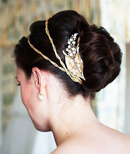 Tóc cưới sang trọng cho mùa hè, Thời trang, toc co dau 2013, toc bui, toc co dau, xu huong toc cuoi, thoi trang toc cuoi, co dau