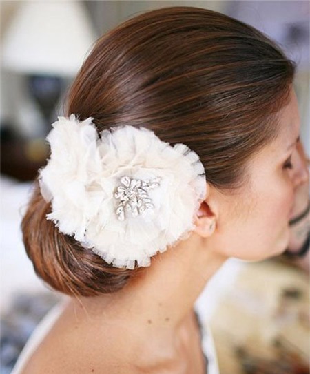 Tóc cưới sang trọng cho mùa hè, Thời trang, toc co dau 2013, toc bui, toc co dau, xu huong toc cuoi, thoi trang toc cuoi, co dau