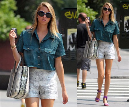 Khoe eo mà vẫn lịch sự với sơ mi lửng - 9