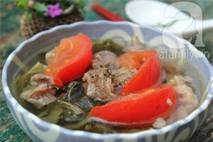 Canh cải chua nấu gân bò lạ miệng cho bữa tối 8