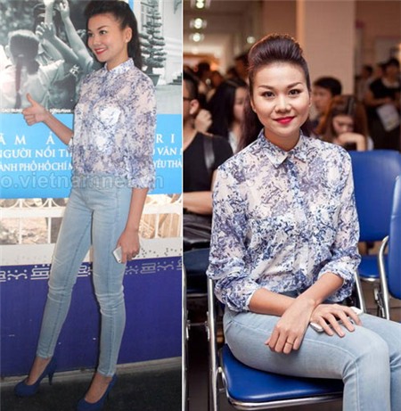 Diện quần jeans 'chất' như Thanh Hằng - 5