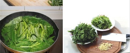 3 kiểu rau muống xào thân thuộc của mùa hè 4