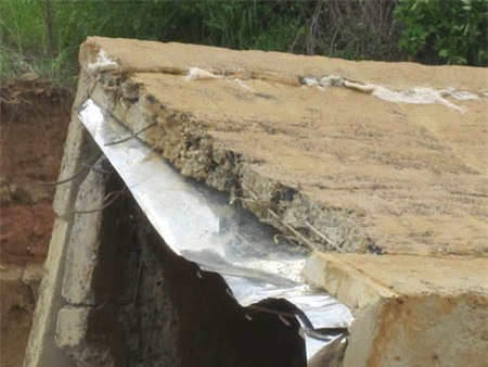 Phần lõi bên trong của bê tông.