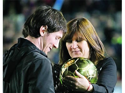 Messi và mẹ