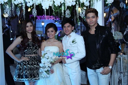 Các cặp đôi sao Việt tấp nập tới dự đám cưới Đan Trường ở Sài Gòn | Đan Trường,đám cưới,bí mật,bà xã,tiệc cưới,người thân,fan hâm mộ,tình cảm,