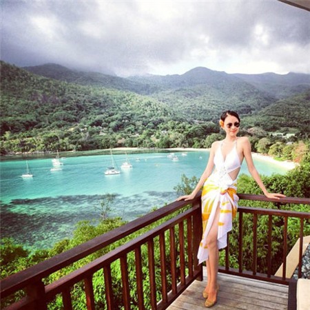 Tiết lộ ảnh trăng mật của HH Trương Tử Lâm - 5