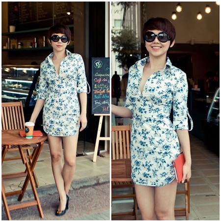 Không chỉ gợi cảm trên sân khấu âm nhạc mà phong cách đường phố của thủy tiên cũng táo bạo không kém.