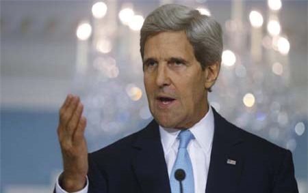 Ngoại trưởng Mỹ John Kerry tuyên bố Syria đã dùng khí độc sarin