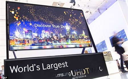 Samsung công bố TV 110 inch lớn nhất thế giới