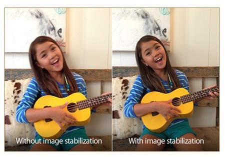 Tính năng ổn định hình ảnh trên iPhone 5S giúp chụp ảnh rõ nét hơn