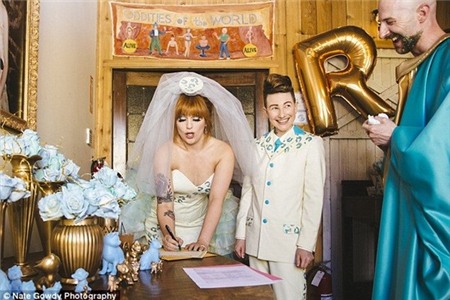 Chùm ảnh cưới đẹp long lanh của cặp đôi đồng tính Mỹ 5