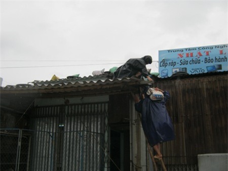 Các cây xăng đã đóng cửa.
