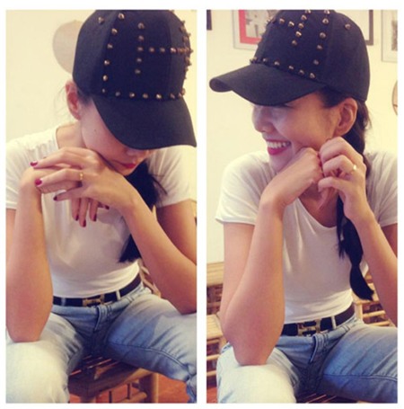 Thanh Hằng điệu đủ kiểu với mũ - 6