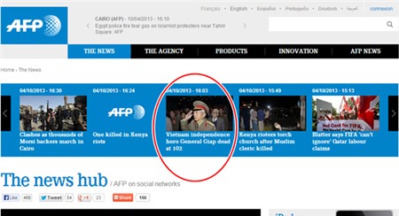 Truyền thông nước ngoài tiếc thương Đại tướng Võ Nguyên Giáp 3