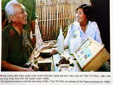 Đại tướng, Võ Nguyên Giáp, quỳ, trung tá Mỹ