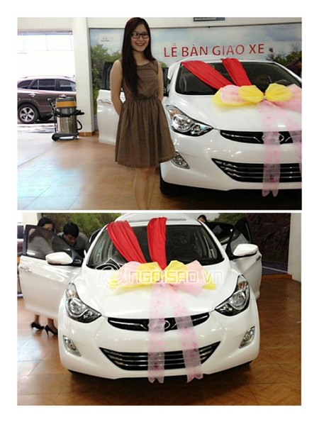 Hương Tràm khoe xế hộp mới coóng vừa mới tậu | Hương Tràm,học trò,Thu Minh,quán quân,mùa đầu tiên,Giọng hát Việt,khoe xế hộp,mới coóng,sao Việt,xế hộp,bình dân