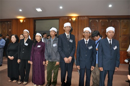 Gia quyến Đại tướng Võ Nguyên Giáp tại Quảng Bình (Ảnh: Đặng Tài)