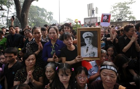quốc tang, Hà Nội, Võ Nguyên Giáp