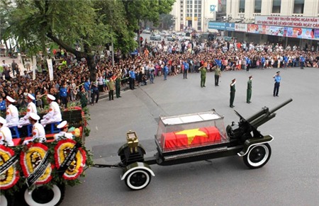 quốc tang, Hà Nội, Võ Nguyên Giáp
