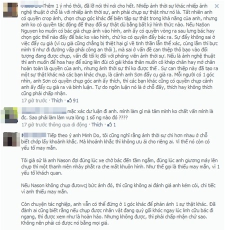 Vẫn rất nhiều bình luận phản đối hành động của Na Sơn