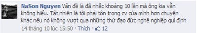 Dù đã lên tiếng giải thích, Na Sơn vẫn tiếp tục bị ném đá