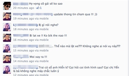 Siêu mẫu Hoàng Yến đang phải cấp cứu vì tai nạn lật xe kinh hoàng 8