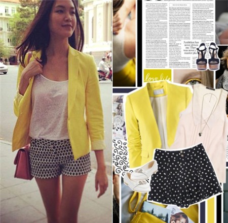 Blazer đơn giản mà phong cách cùng Sao Việt - 3