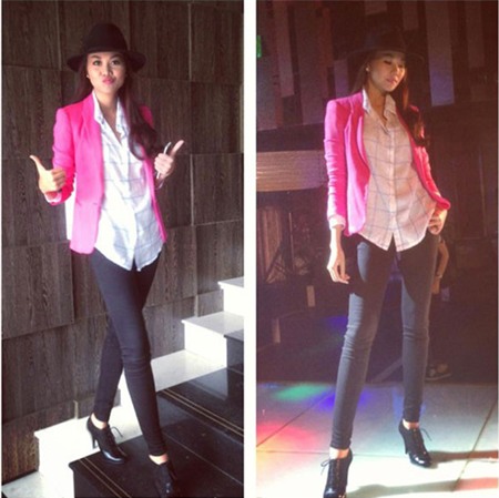 Blazer đơn giản mà phong cách cùng Sao Việt - 5