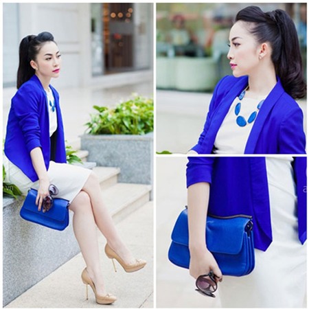 Blazer đơn giản mà phong cách cùng Sao Việt - 7